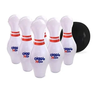 Giggle N Go Kids Bowling Set Indoor Games or Outdoor Games for Kids. Hilariously Fun Giant Yard Games for Kids and Adults. Fun Sports Games, Outside Games or Indoor Games for Kids